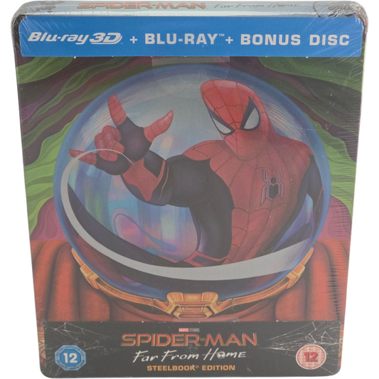 Spider-Man: Far from Home SteelBook Blu-ray 3D + 2D édition Limitée Zone Libre
