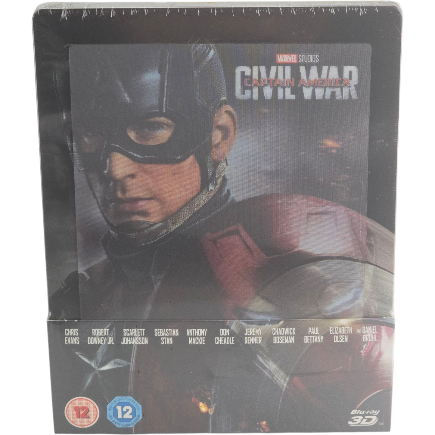 Captain America:Civil War Blu-ray 3D +2D SteelBook Zavvi Lenticulaire Zone Libre