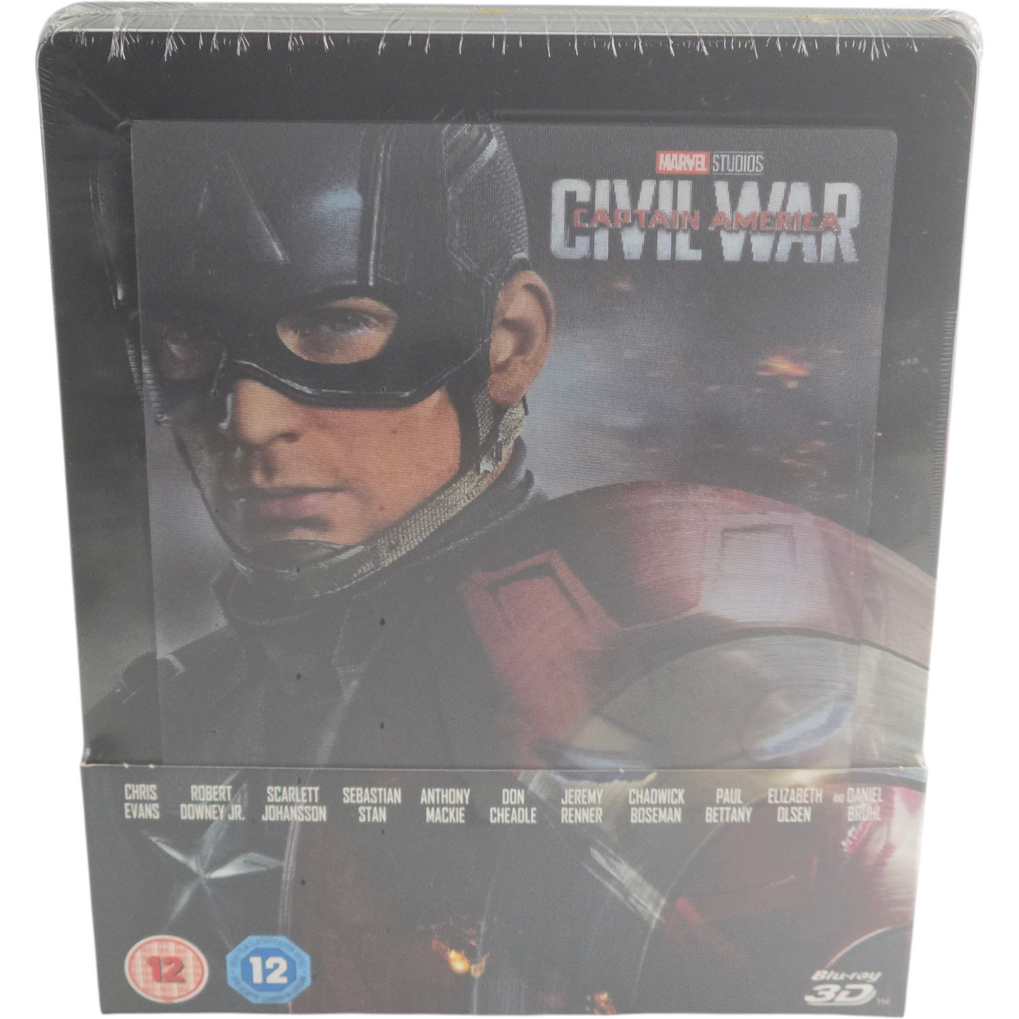 Captain America:Civil War Blu-ray 3D +2D SteelBook Zavvi Lenticulaire Zone Libre