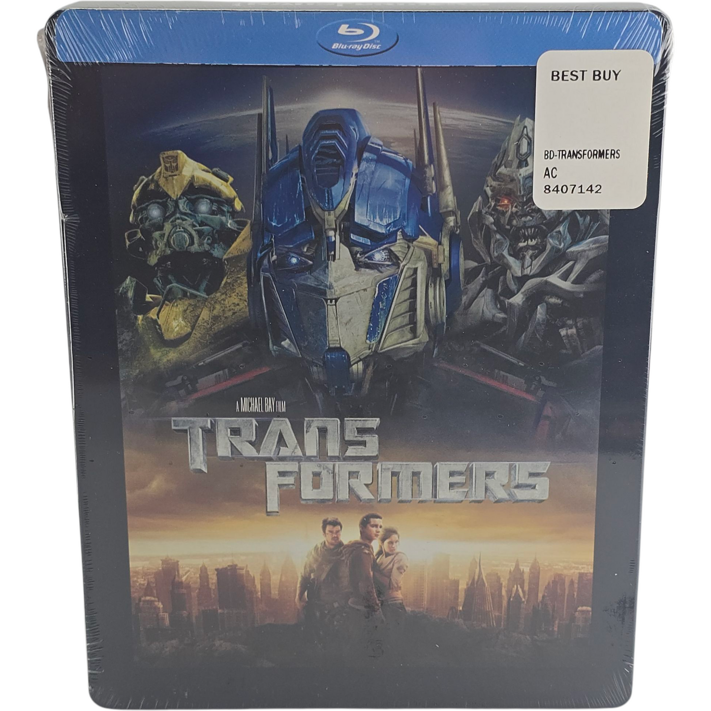 Transformers 2007 Blu-ray SteelBook Best Buy Exclusive 2014 Zone A