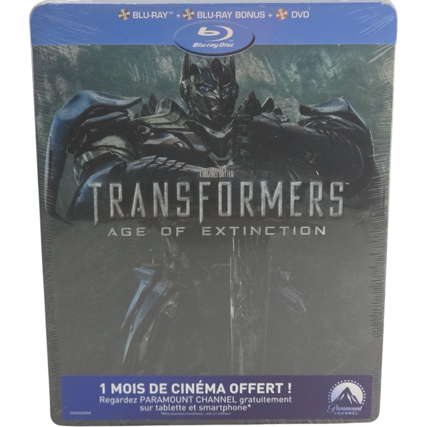 Transformers 4 :Age of Extinction SteelBook Débossé Blu-ray + DVD Limitée Zone B