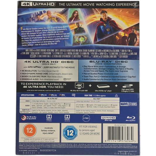 Doctor Strange (2016) – SteelBook Mondo X 4K Ultra HD + Blu-ray – Zone libre – vue 3