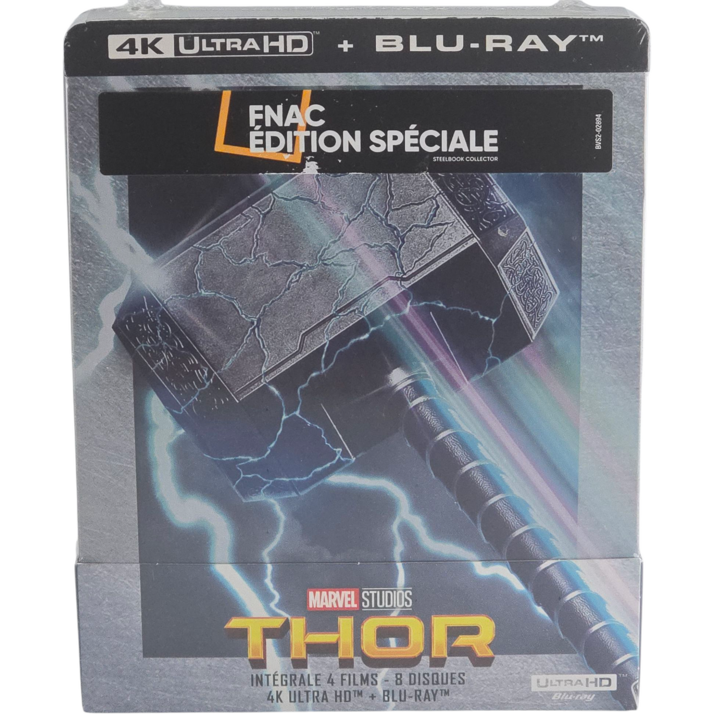 Thor : Intégrale 4 Films Steelbook 4K Ultra HD + Blu-ray Fnac Exclusif Zone B
