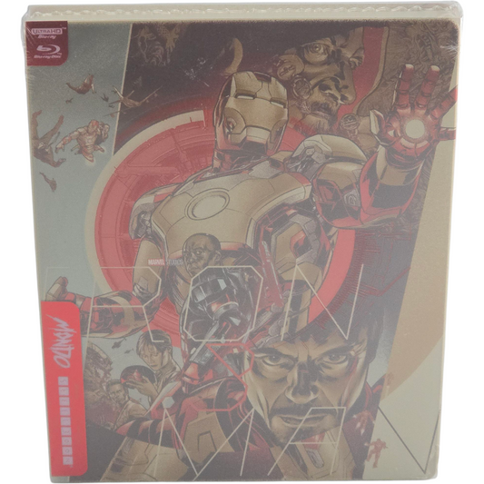 Iron Man 3 SteelBook 4K Ultra HD +Blu-ray Mondo X Robert Downey Jr. 2010 Zone B