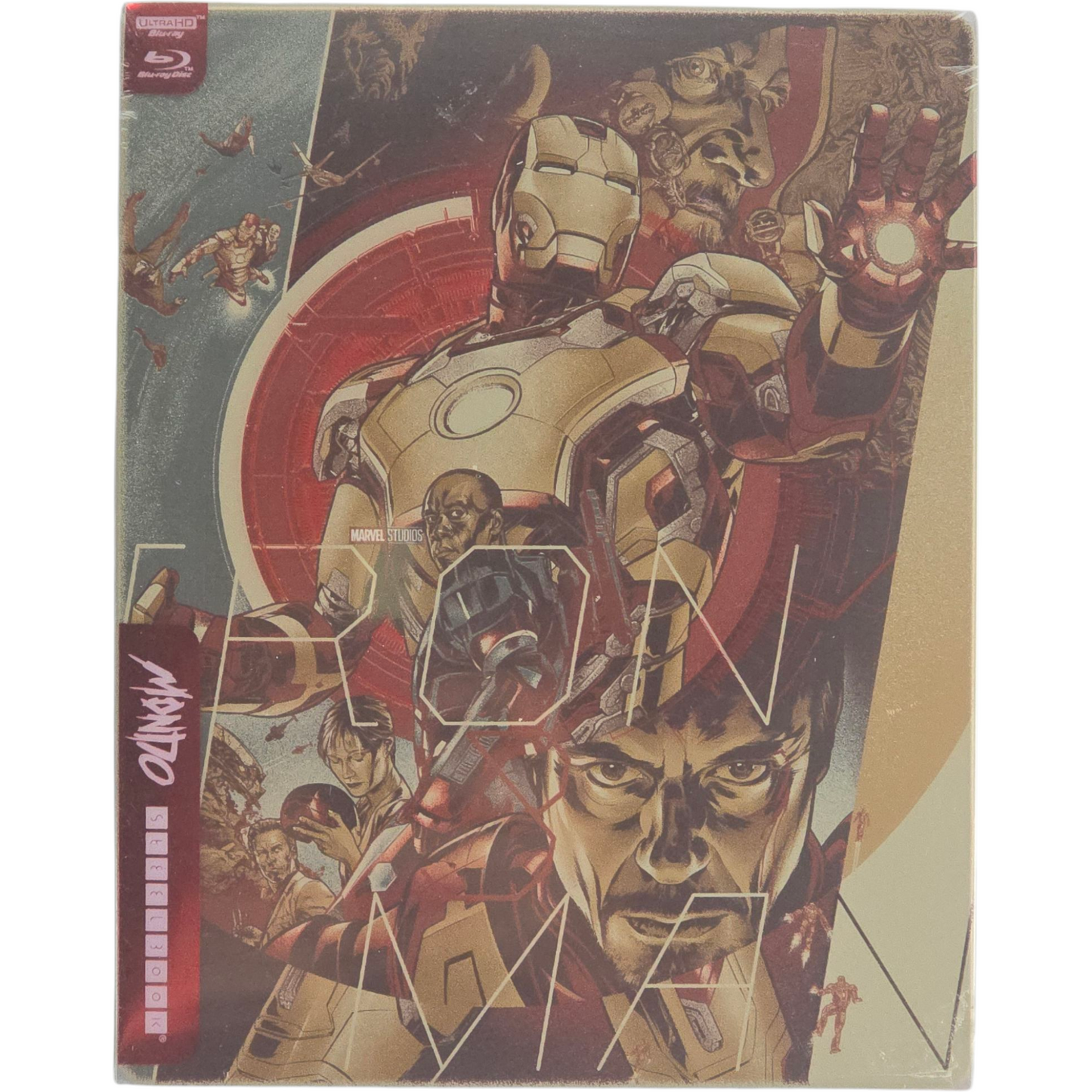 Iron Man 3 SteelBook 4K Ultra HD +Blu-ray Mondo X Robert Downey Jr. 2010 Zone B