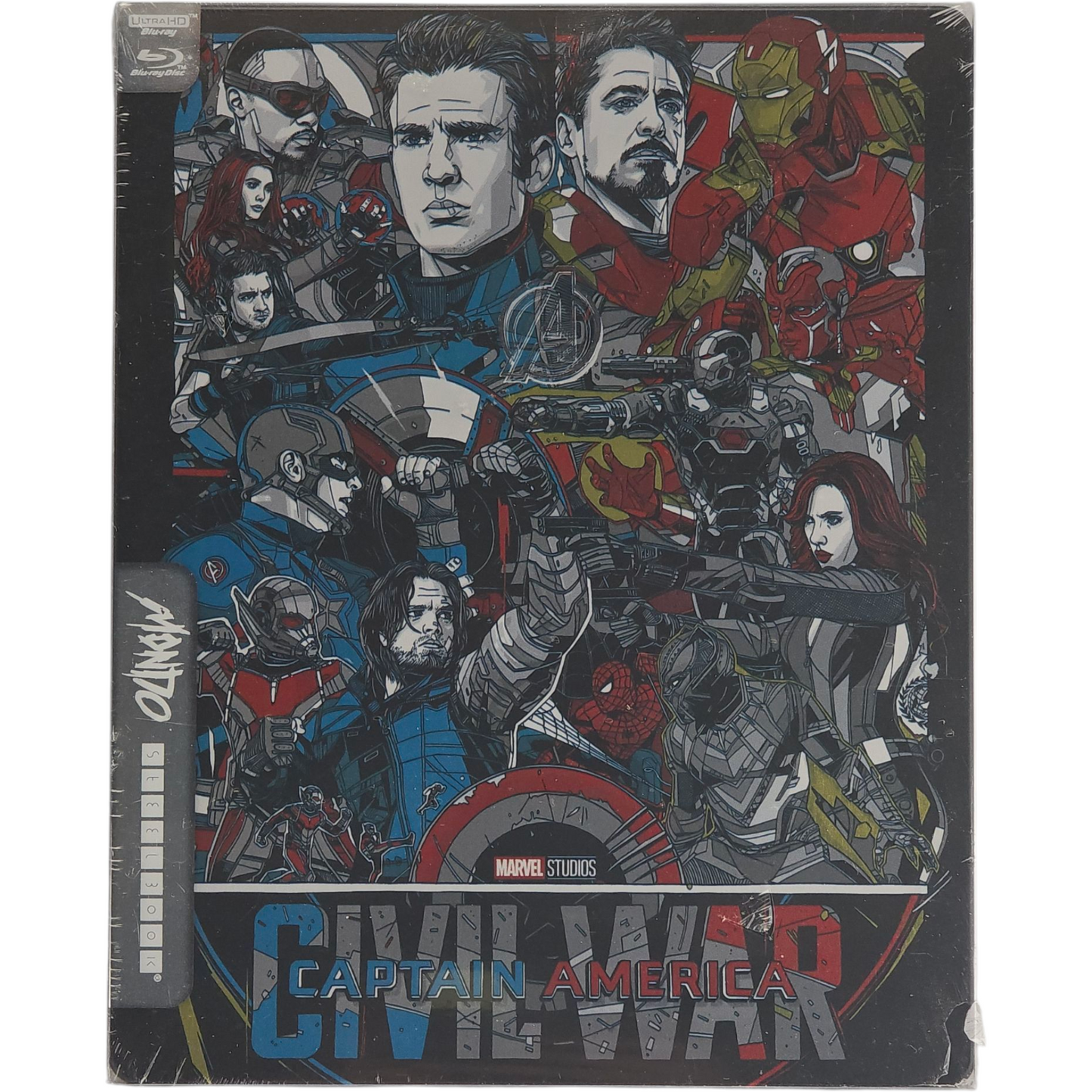 Captain America : Civil War SteelBook 4K Ultra HD + Blu-ray Mondo X #057 Zone B
