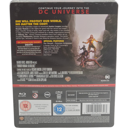 Wonder Woman: Bloodlines (2019) - SteelBook Blu-ray - Zone B - vue 3
