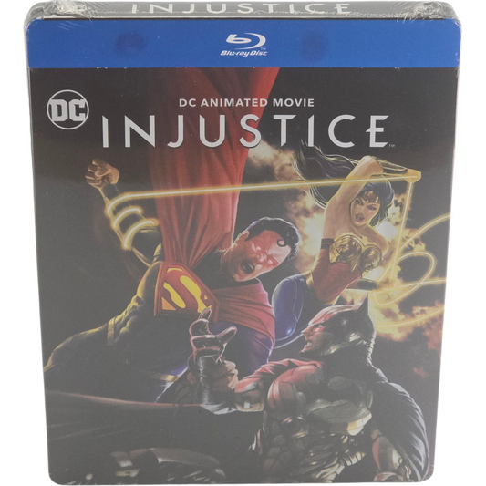 Injustice: Gods Among Us Blu-ray SteelBook  Matt Peters Warner Bros.2021 Zone B