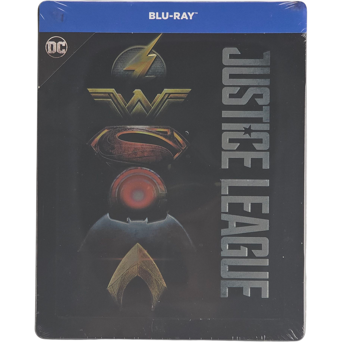 Justice League Zack Snyder Blu-ray SteelBook Débossé Ben Affleck B