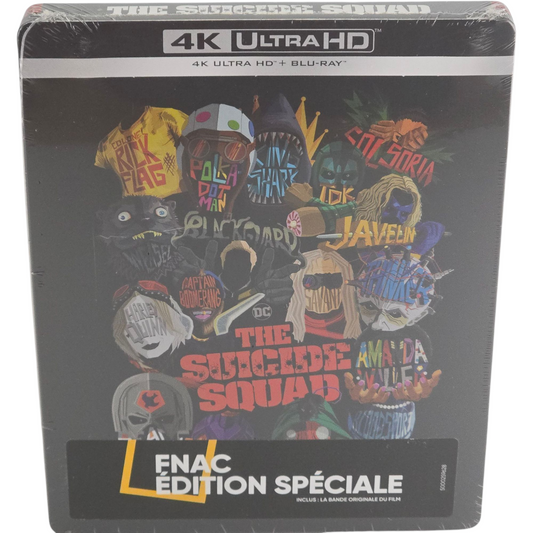 The Suicide Squad 4K Ultra HD + Blu-ray + CD SteelBook Fnac Edit Limitée Zone B