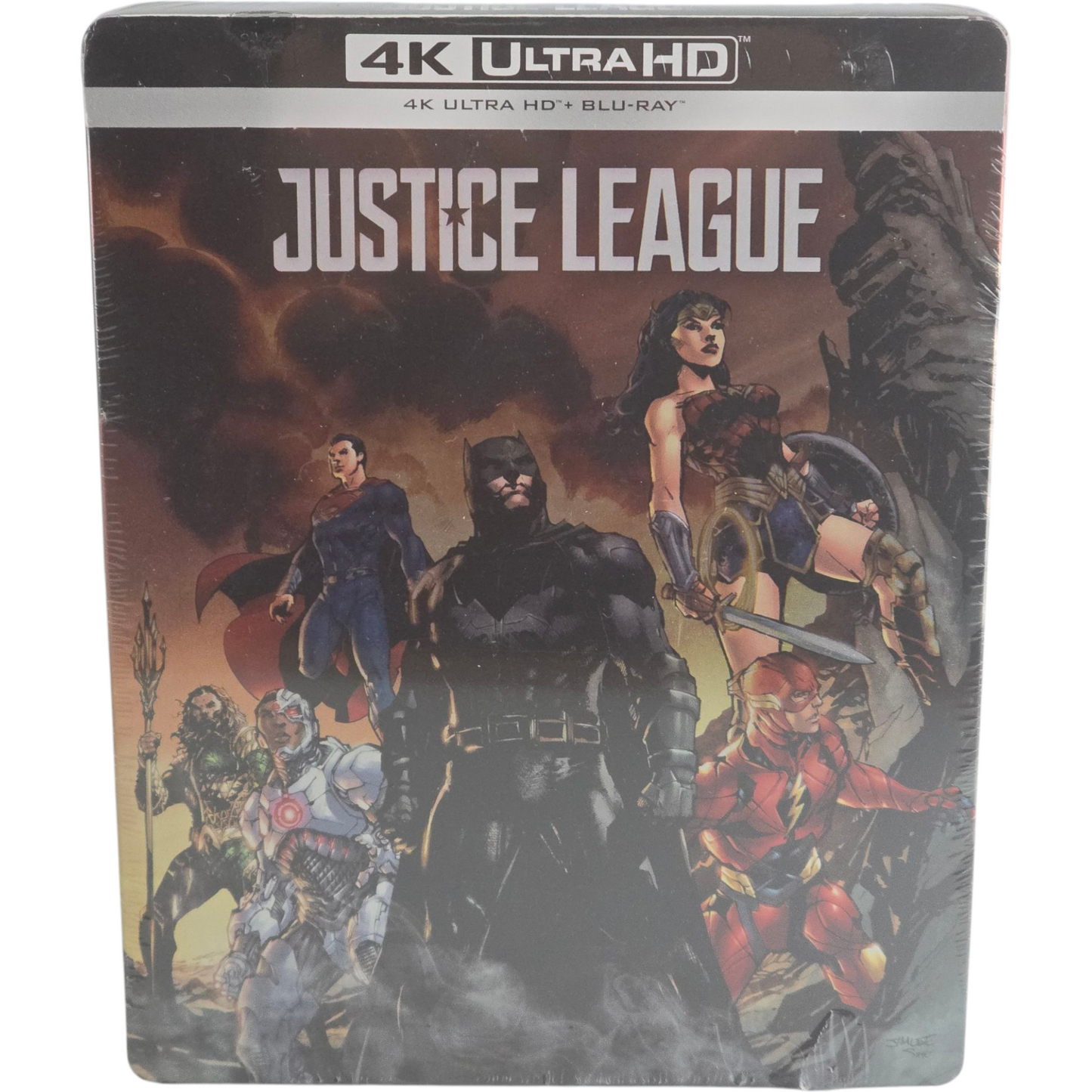 Justice League Zack Snyder 4K Ultra HD + Blu-ray SteelBook Ben Affleck Zone B