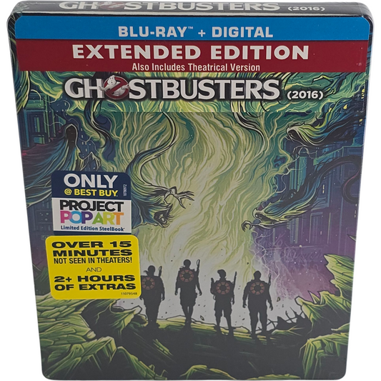 Ghostbusters  SteelBook Blu-ray 2016 Edition étendue 1 film, 2 coupes Zone A