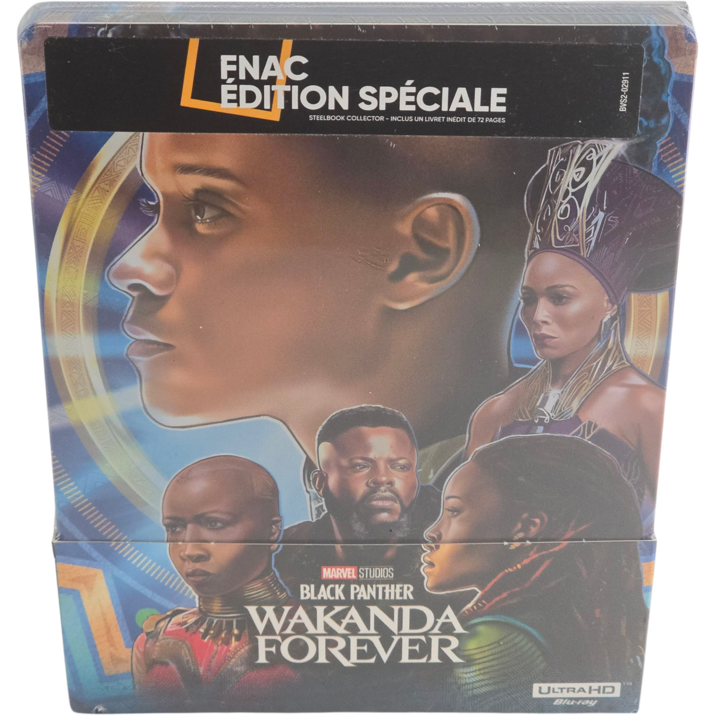 Black Panther: Wakanda Forever SteelBook 4K Ultra HD + Blu-ray Fnac exclusif B