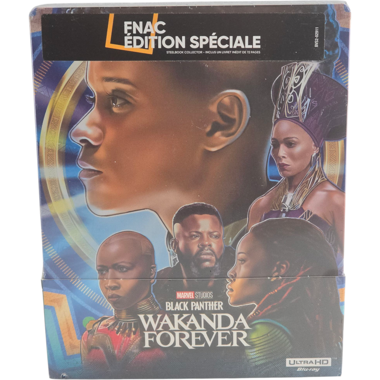 Black Panther: Wakanda Forever SteelBook 4K Ultra HD + Blu-ray Fnac exclusif B