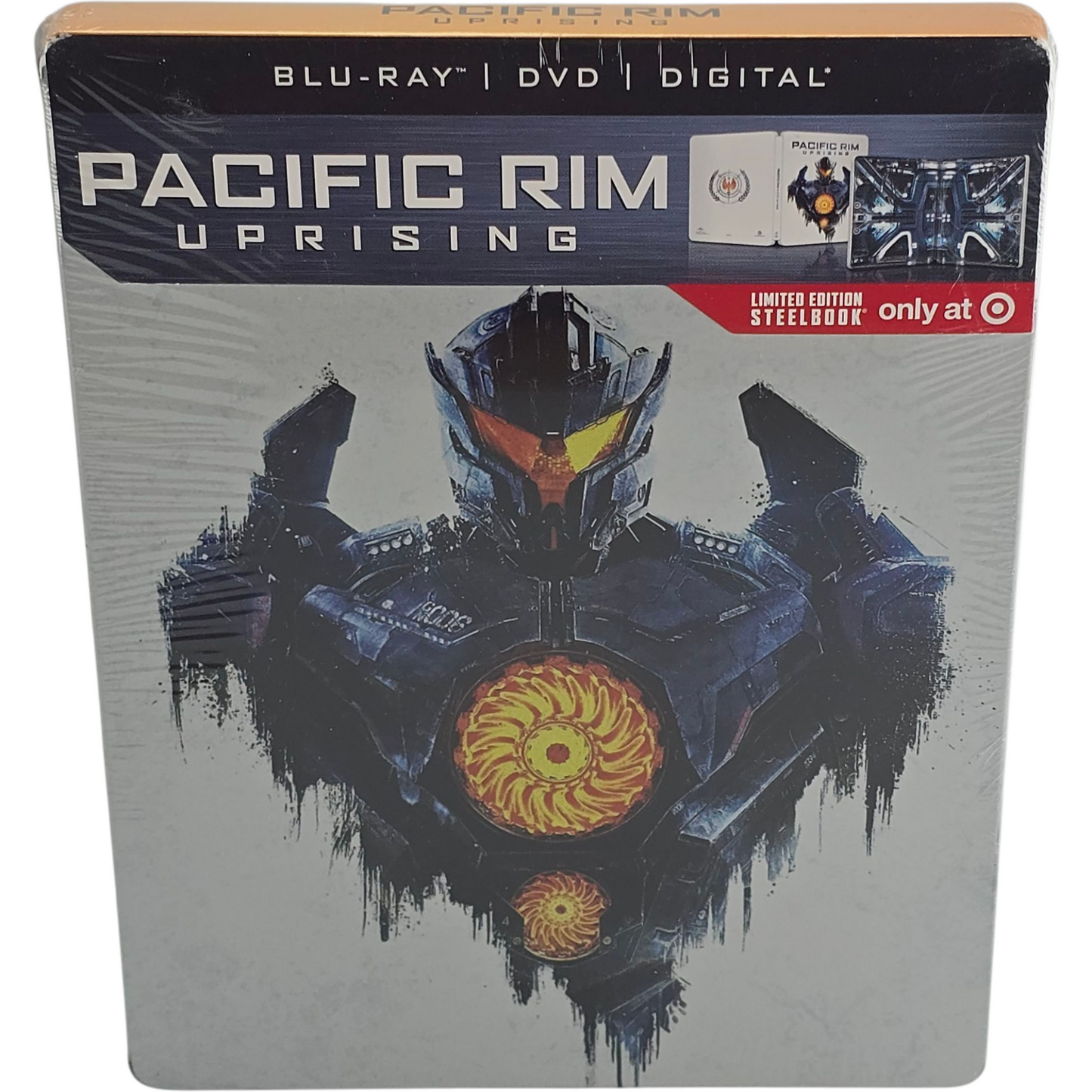 Pacific Rim: Uprising Blu-ray SteelBook Blu-ray + DVD + Digital HD Target Exclusive A