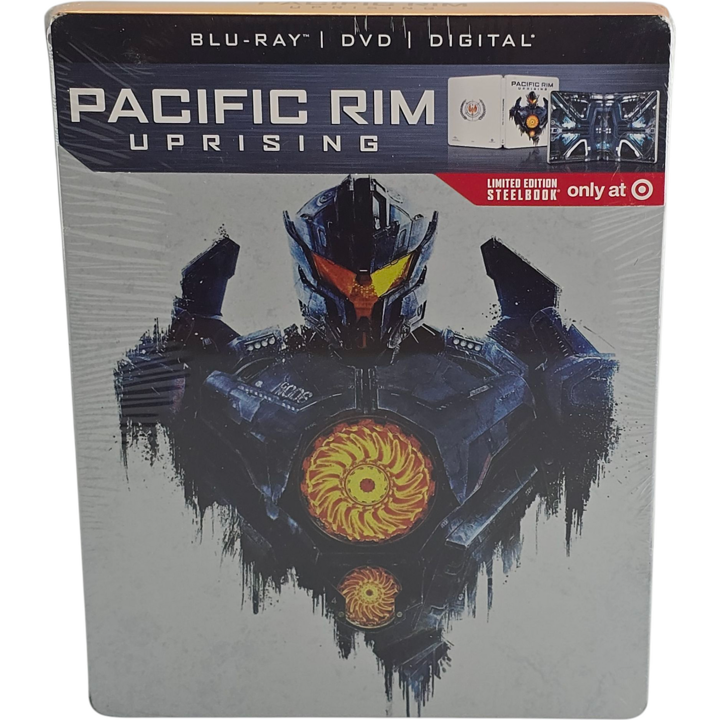 Pacific Rim: Uprising Blu-ray SteelBook Blu-ray + DVD + Digital HD Target Exclusive A