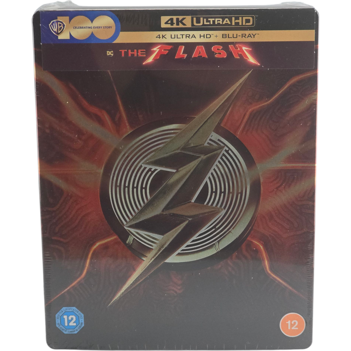 The Flash : SteelBook 4K Ultra HD + Blu-ray édt Ltd Ezra Miller, Michael Keaton