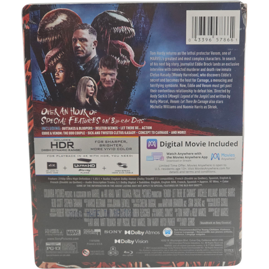 Venom: Let There Be Carnage – SteelBook 4K Ultra HD + Blu-ray – visuel 3