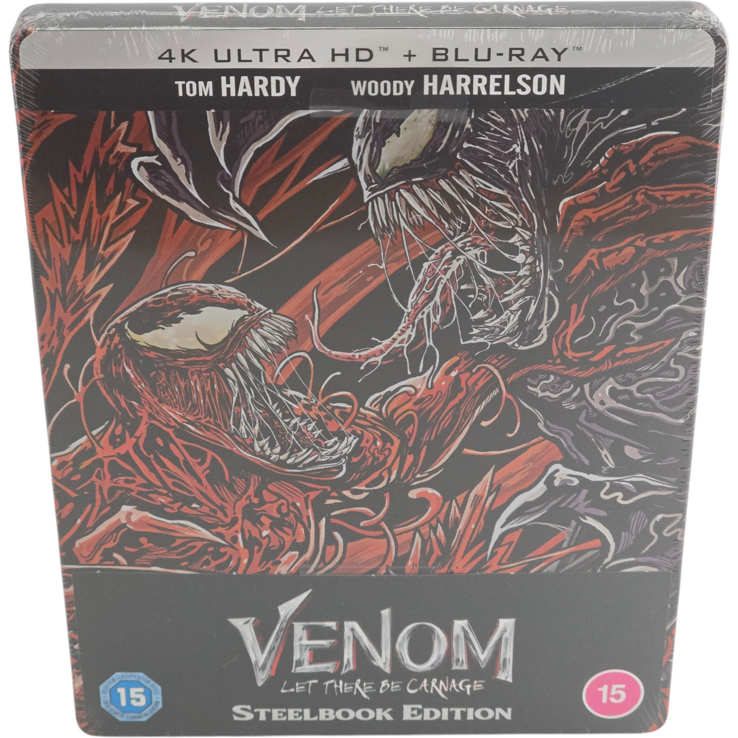 Venom : Let There Be Carnage 4K Ultra HD + Blu-ray SteelBook Zavvi Tom Hardy B
