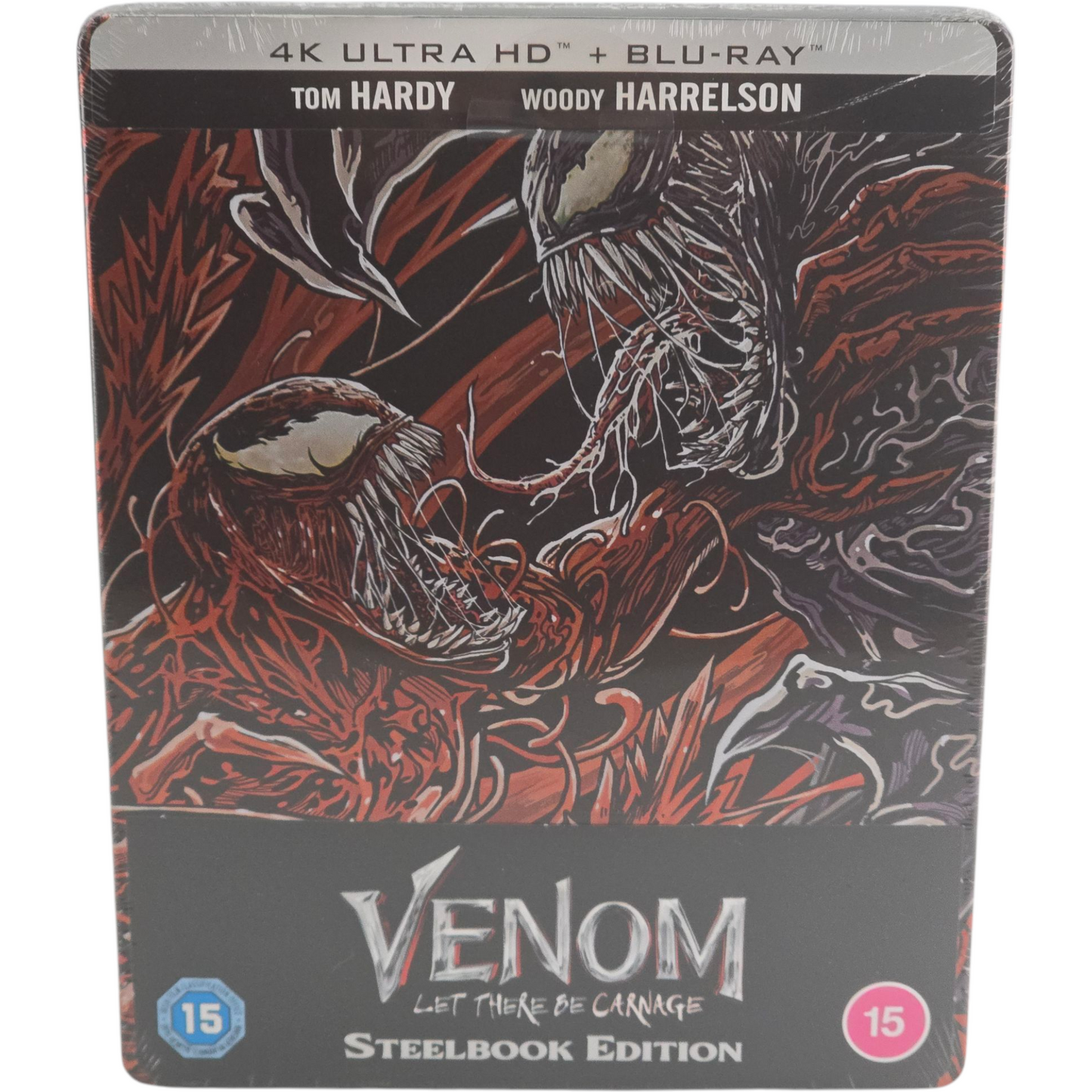 Venom : Let There Be Carnage 4K Ultra HD + Blu-ray SteelBook Zavvi Tom Hardy B
