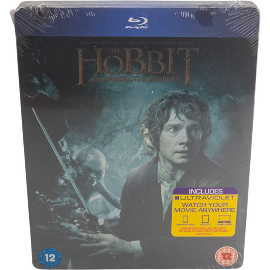 Le Hobbit : Un voyage inattendu SteelBook édition limitée Blu-ray UK Region B