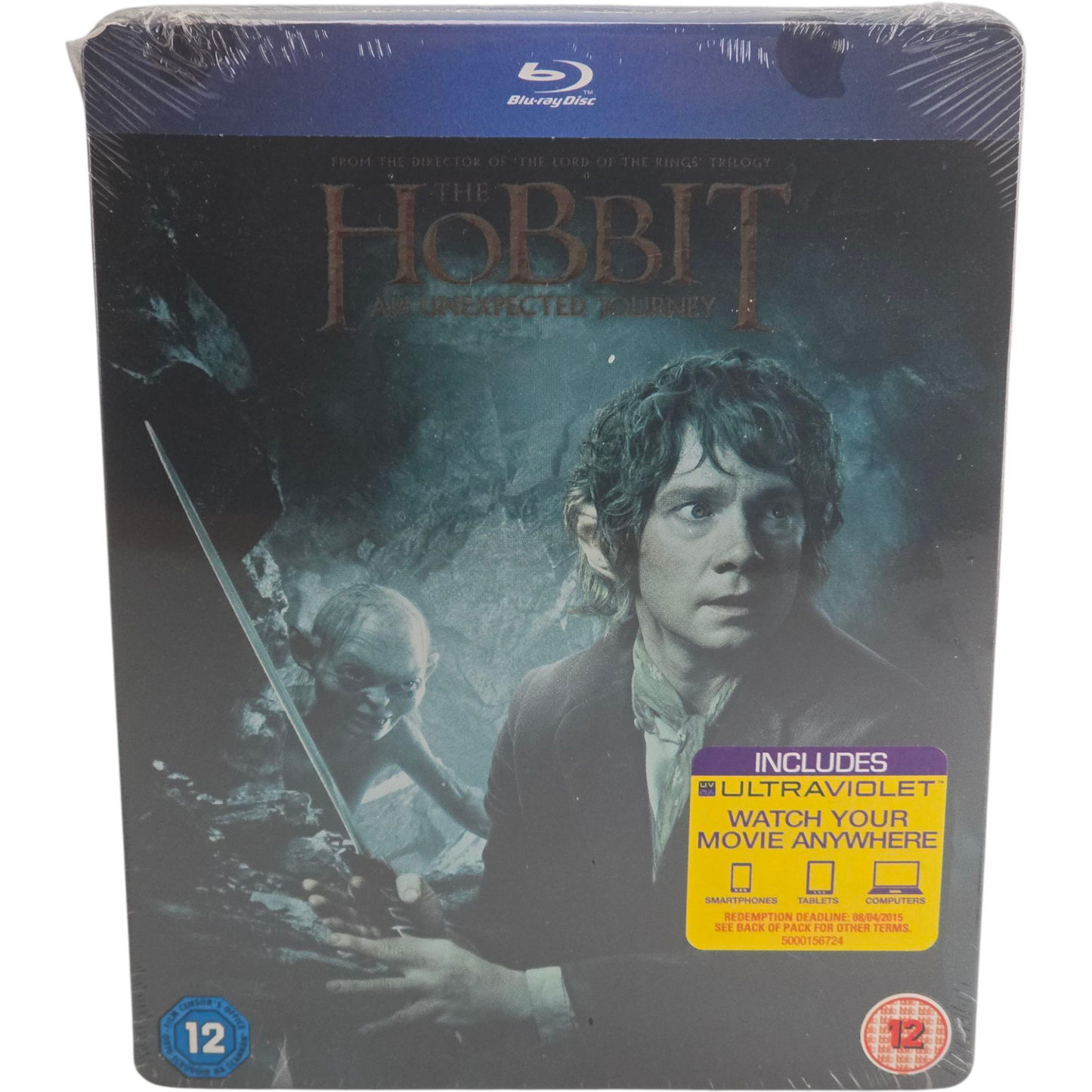 Le Hobbit : Un voyage inattendu SteelBook édition limitée Blu-ray UK Region B