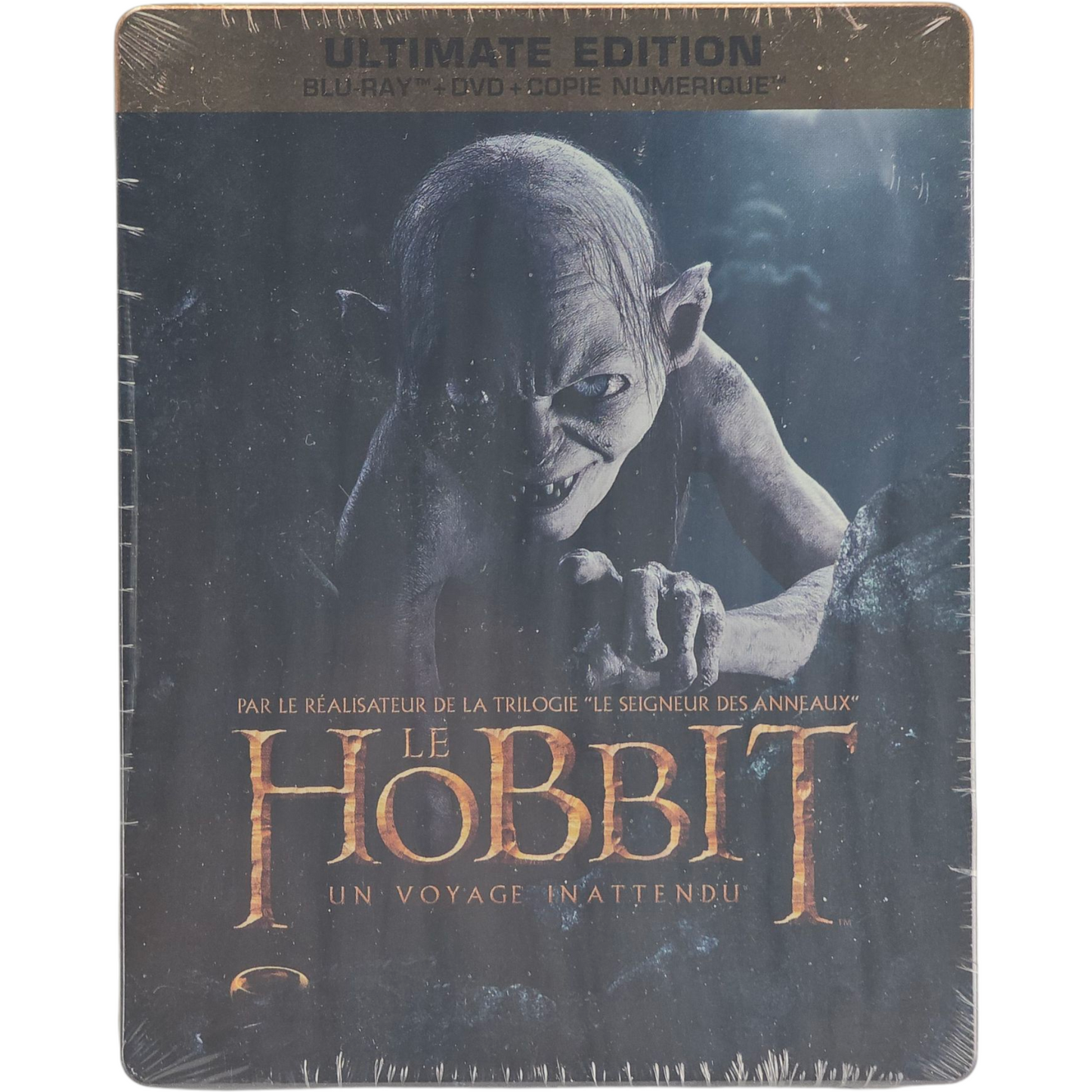 Le Hobbit : un voyage inattendu Gollum Steelbook Blu-ray + DVD + Digital Zone B
