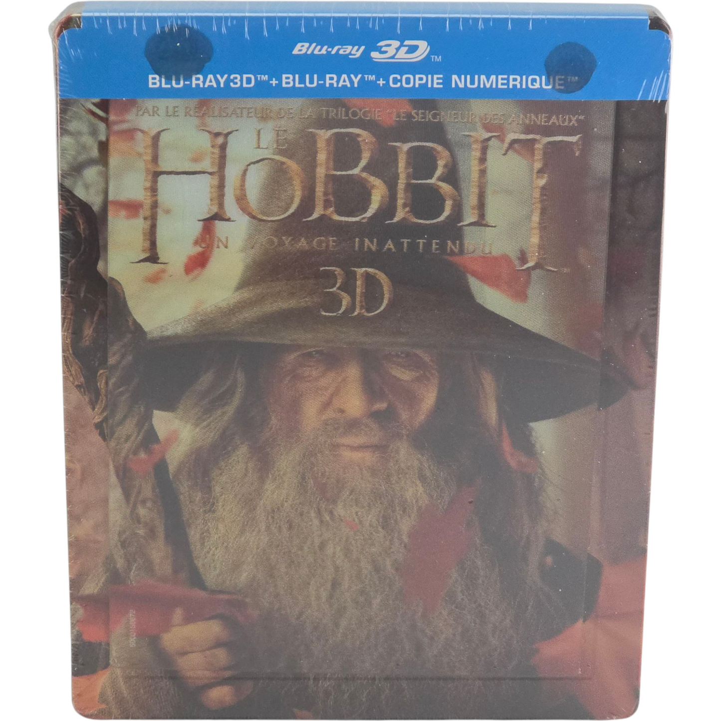 The Hobbit : An Unexpected Journey Gandalf SteelBook Blu-ray + DVD Lenticular B