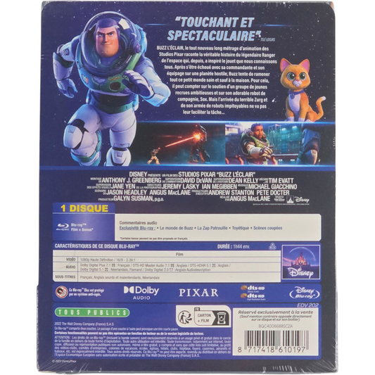 Buzz L’Éclair (2022) – SteelBook Blu-ray + DVD – Zone B