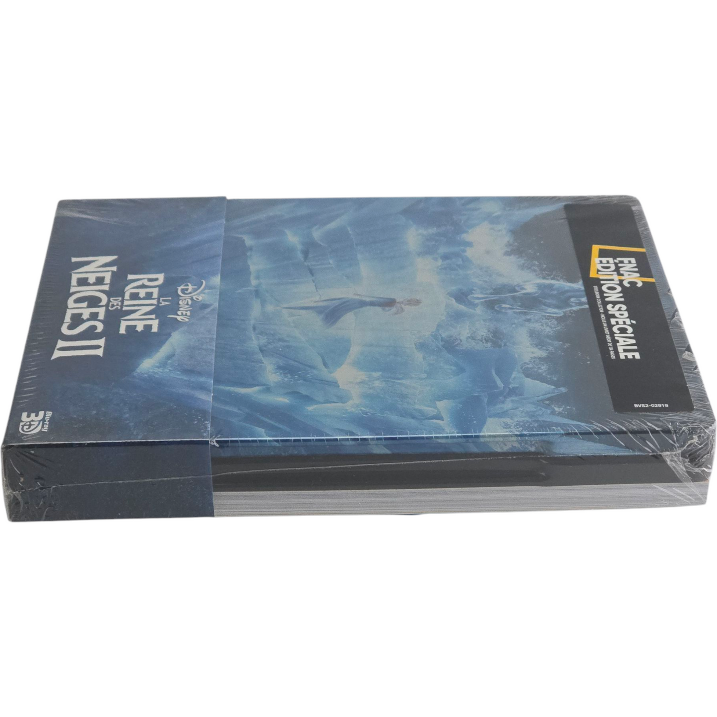 La Reine des Neiges 1 + 2 Blu-ray 3D + Blu-ray SteelBook Disney Limitée Fnac B