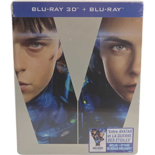 Valérian et la Cité des mille planètes (2017) - SteelBook Blu-ray 3D + Blu-ray - Zone B - vue 2