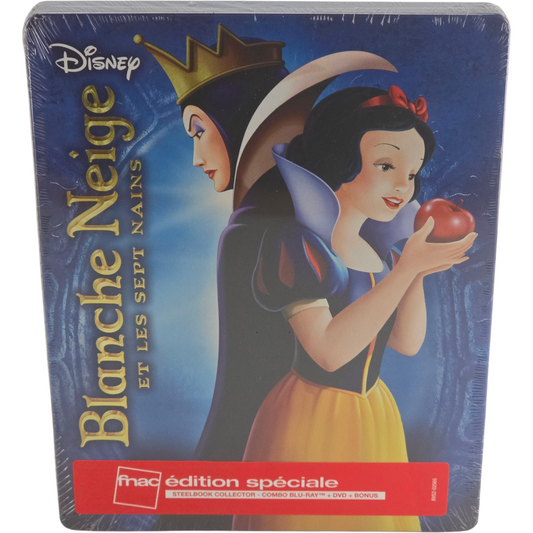 Blanche-Neige et les sept nains Steelbook Blu Ray + DVD Disney  Fnac Libre B