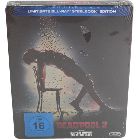 Deadpool 2  Ryan Reynolds Blu-ray  Steelbook Flashdance  Artwork  2019 Region B
