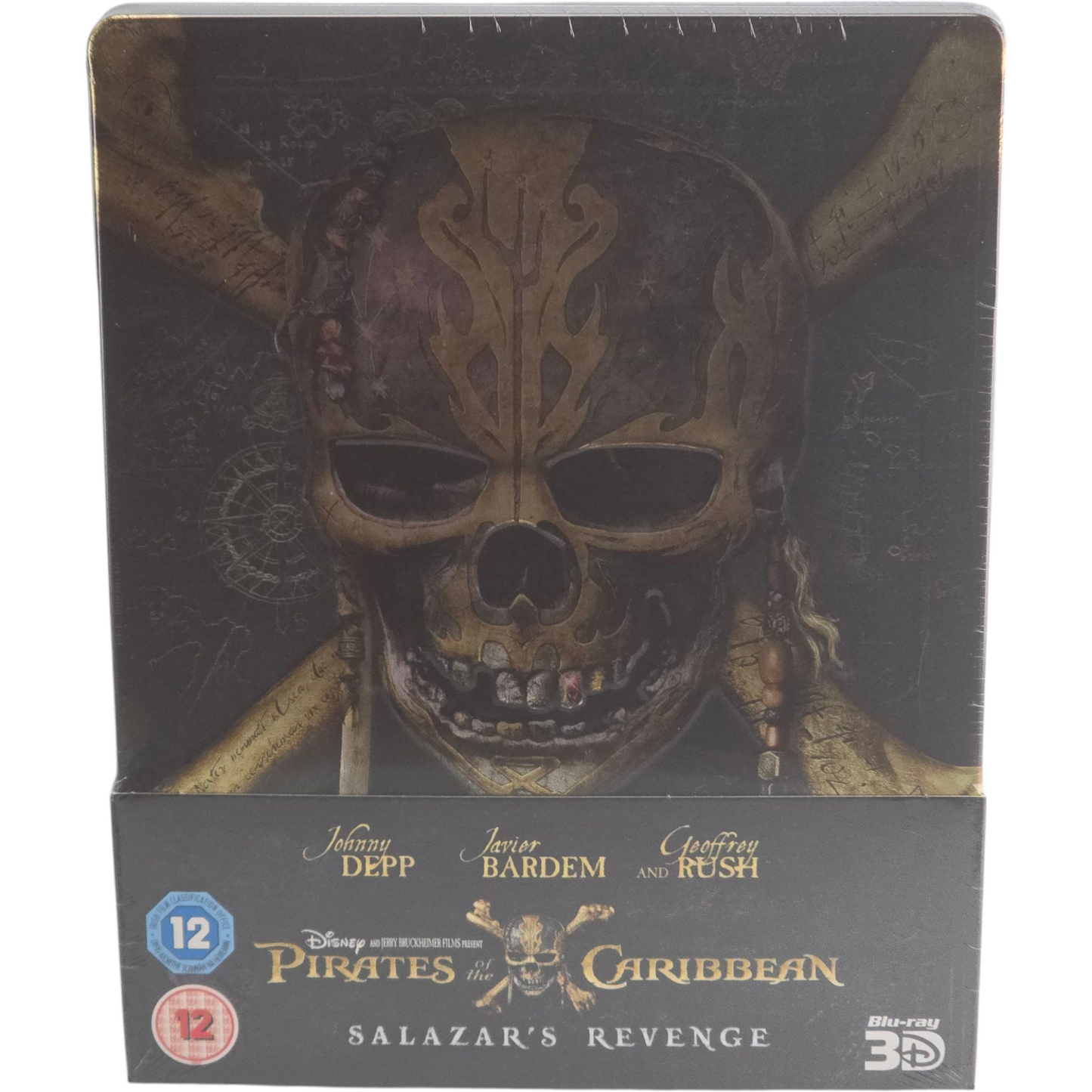 Pirates des Caraïbes Blu-ray 3D+2D SteelBook Débossé La Vengeance Salazar Zavvi