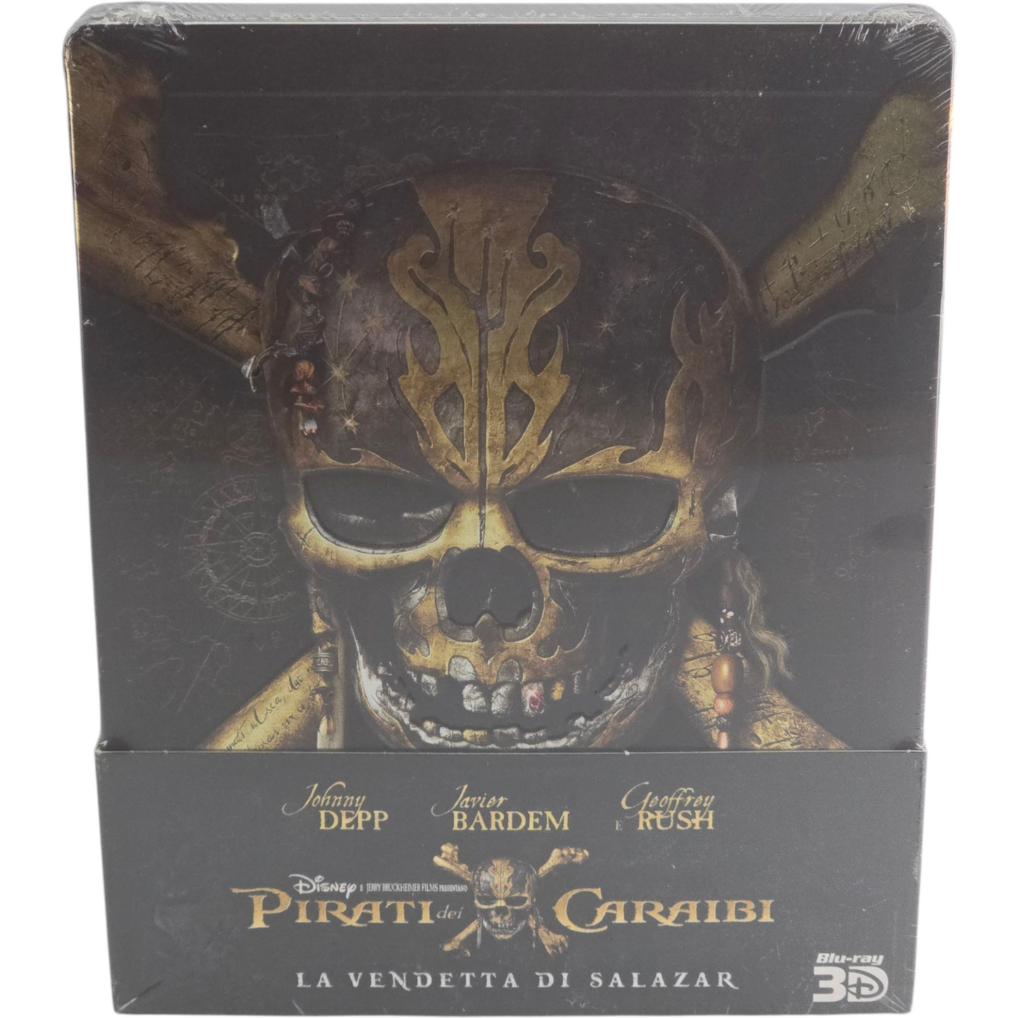 Pirates des Caraïbes : La revanche de Salazar Blu-ray 3D+ 2D Steelbook Débossé
