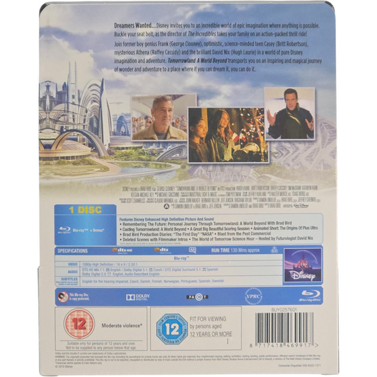 À la poursuite de demain (2015) – SteelBook Blu-ray – Zone B – vue 3