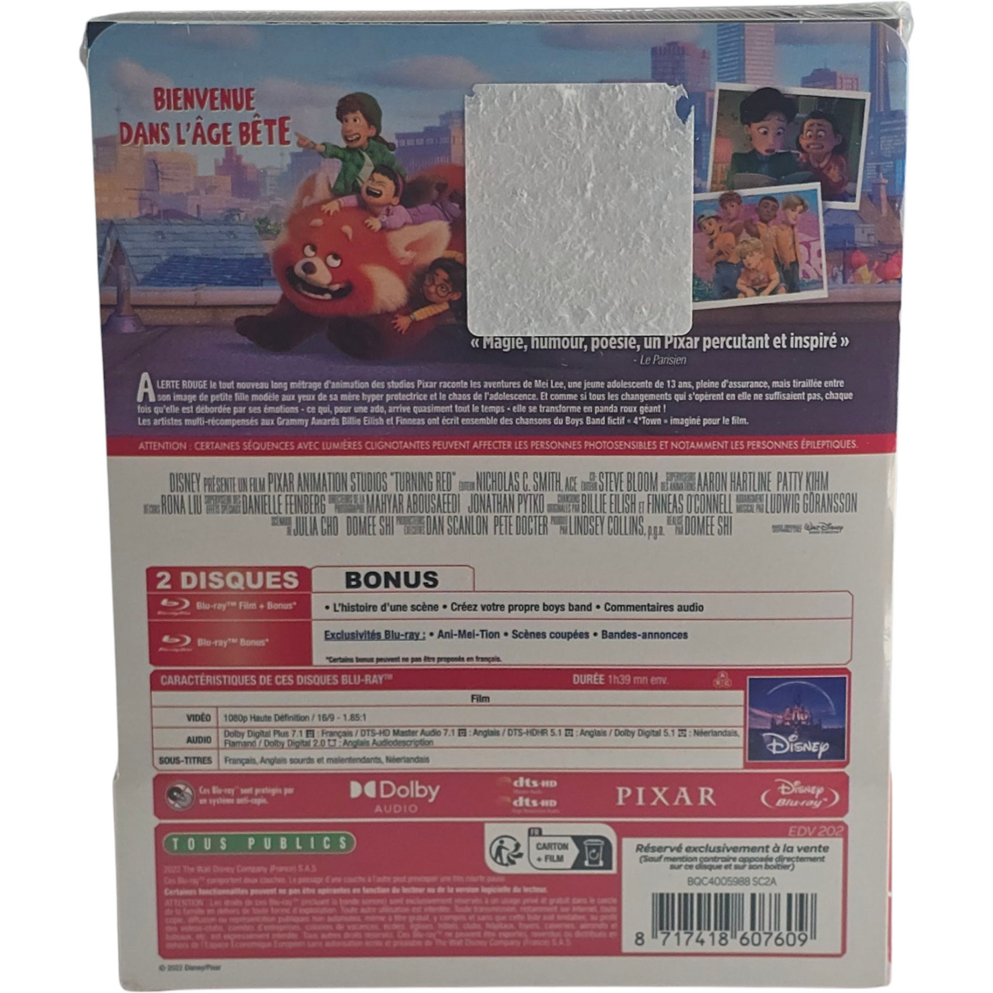Alerte Rouge Blu-ray SteelBook Disney Fnac Exclusif édition Limitée Region B