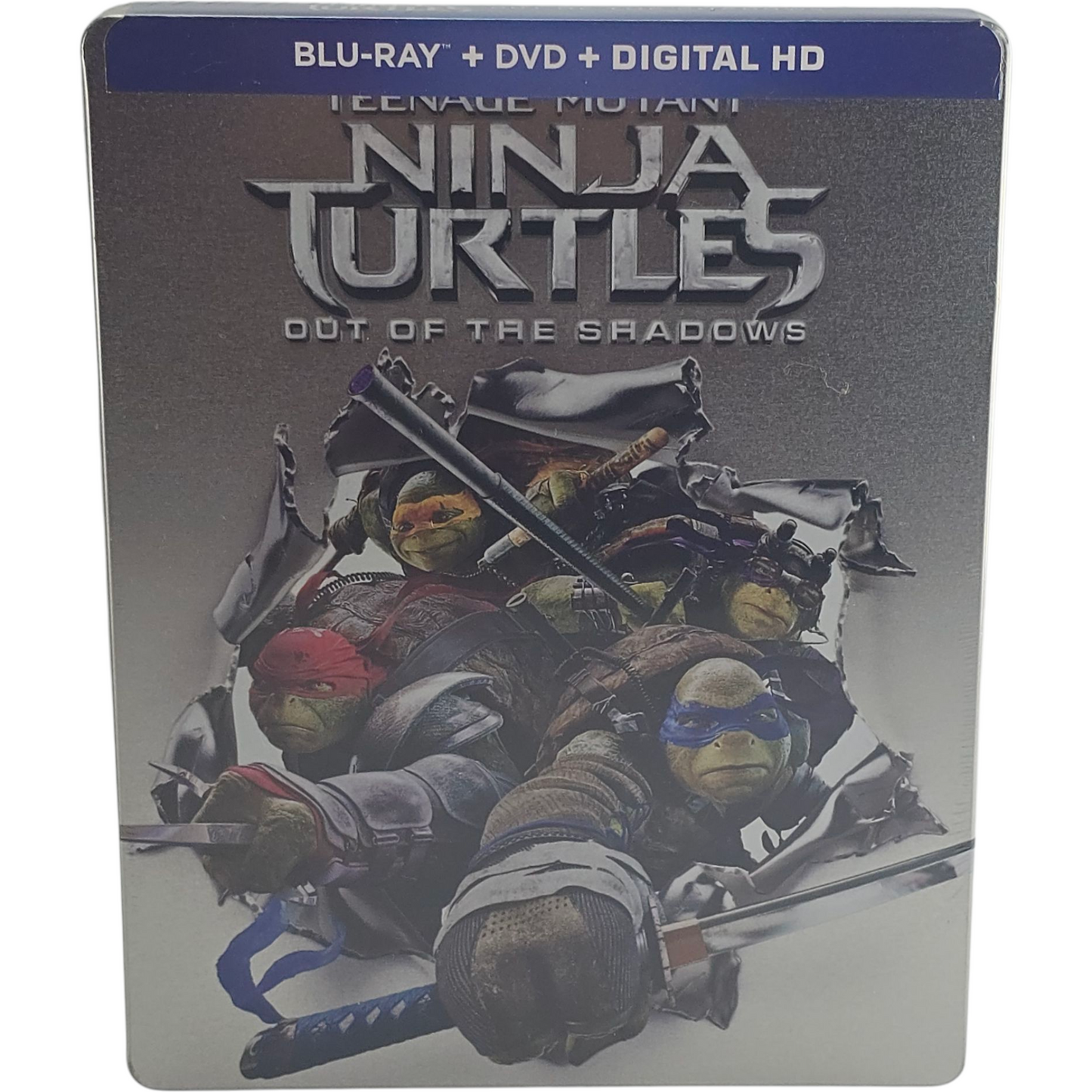 Tortues Ninja Mutantes:De l'ombre à la lumière SteelBook Débossé Blu-ray + DVD