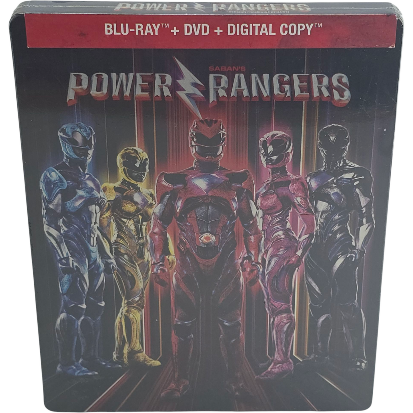 Power Rangers SteelBook Blu-ray + DVD + Digital HD Dacre Montgomery Region A