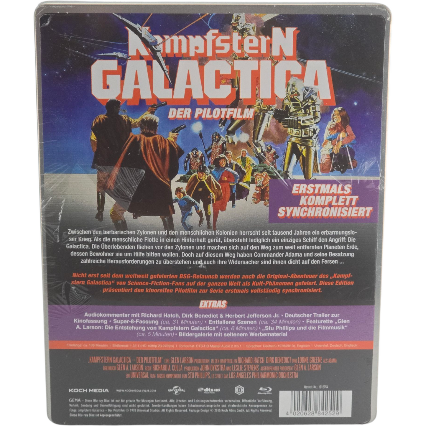 Battlestar Galactica : 1978 Blu-ray SteelBook Richard A. Colla 2015 Region B