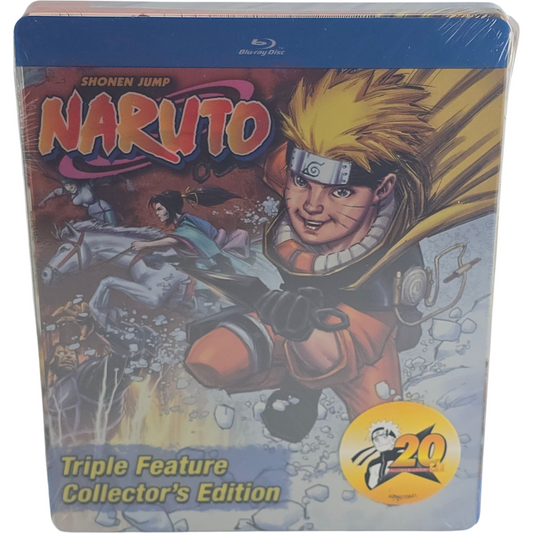 Naruto Triple Feature Collector's Edition 3 Films Blu-ray Steelbook Import Region A