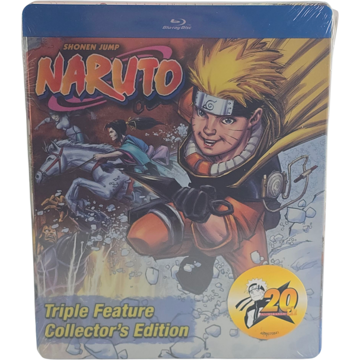Naruto Triple Feature Collector's Edition 3 Films Blu-ray Steelbook Import Region A