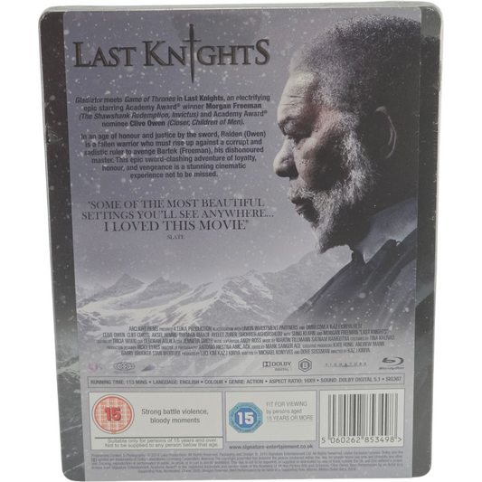 Last Knights (2015) – SteelBook Blu-ray – Zone B – vue 3