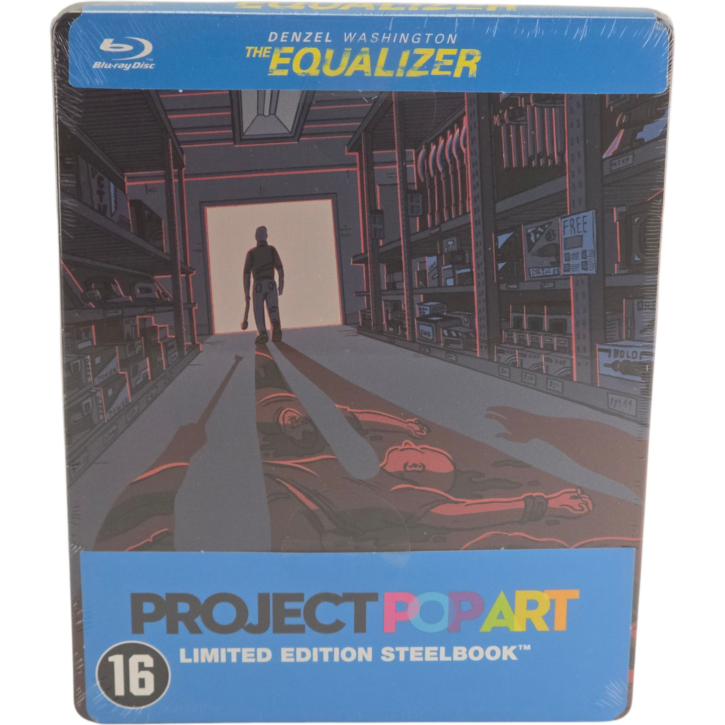 The Equalizer Blu-ray Steelbook Pop Art Denzel Washington Fnac 2015 Region B