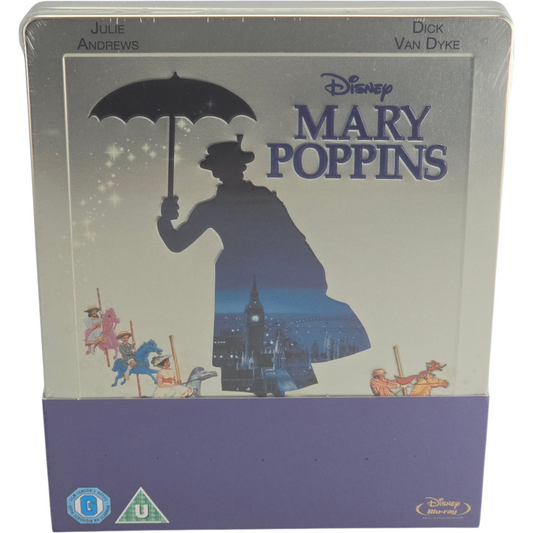 Mary Poppins Blu-ray SteelBook Débossé Disney Zavvi éditi Limitée 2014 Zone Libre