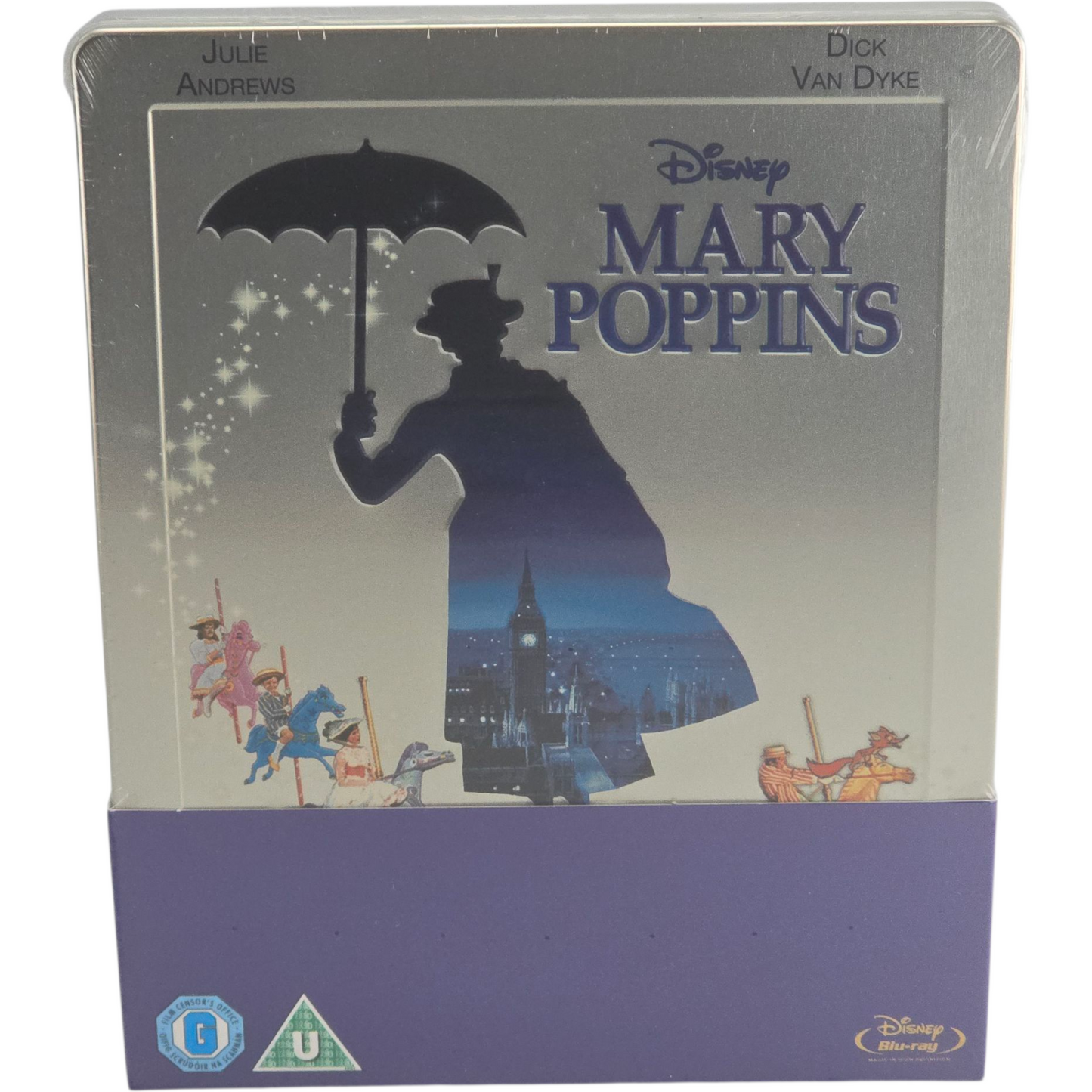 Mary Poppins Blu-ray SteelBook Débossé Disney Zavvi éditi Limitée 2014 Zone Libre