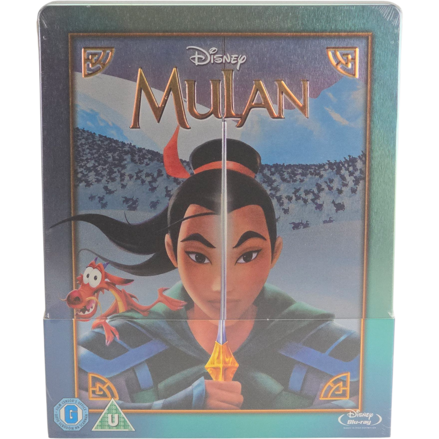 Mulan Blu-ray SteelBook Débossé Zavvi édition Limitée Disney Collection Zone Libre
