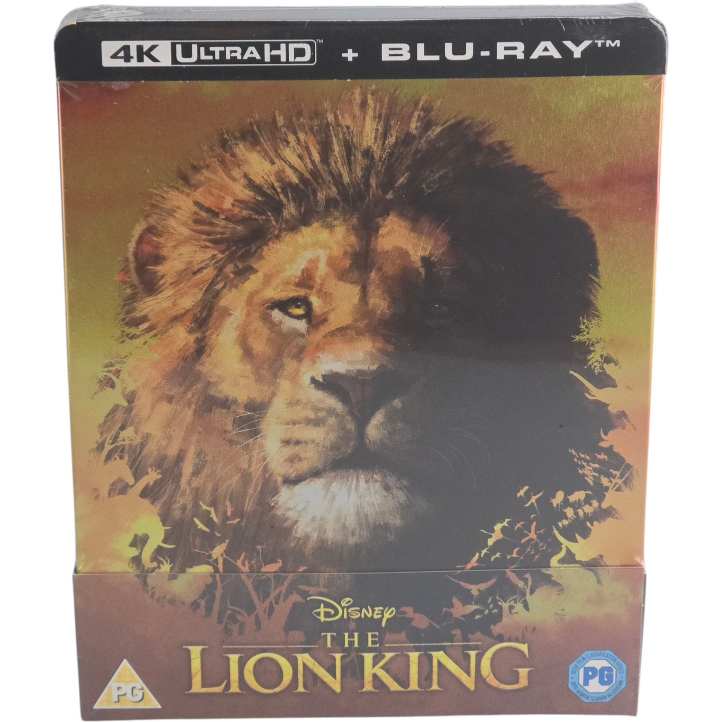 Le Roi Lion Film 4K Ultra HD + Blu-ray Steelbook Zavvi Disney 2018 Region B