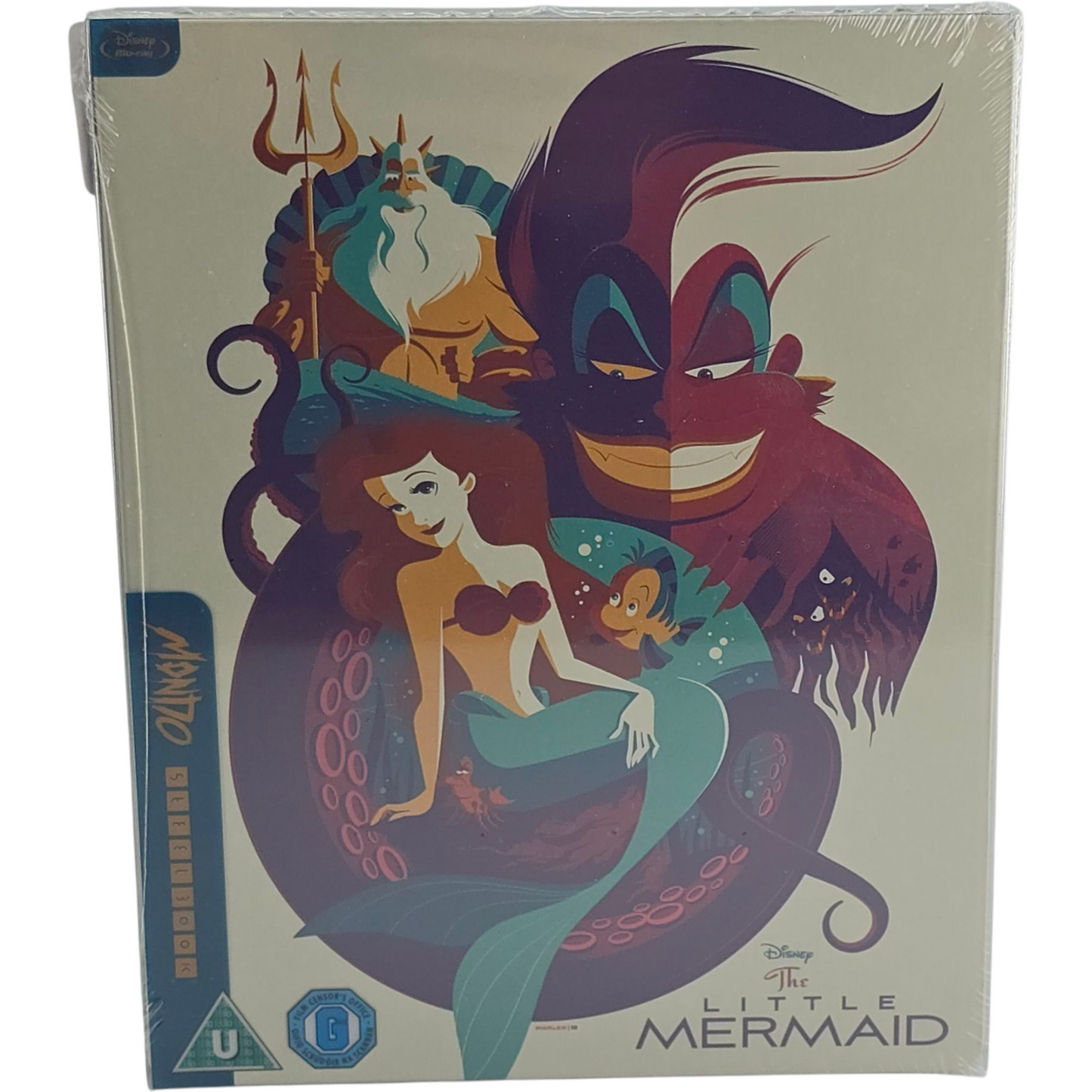 La petite sirène Disney Blu-ray SteelBook Zavvi Exclusive Mondo X Limitée Libre