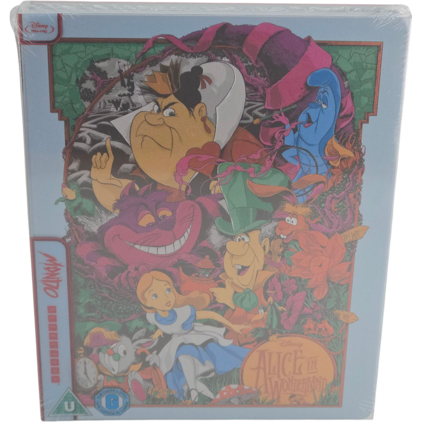 Alice in Wonderland Disney Blu-ray SteelBook Zavvi Mondo X #32 Limitée Zone B